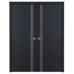 Nova Glam G-Pro 002 Soft Black Laminated Modern Interior Door