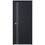 Nova Glam G-Pro 002 Soft Black Laminated Modern Interior Door