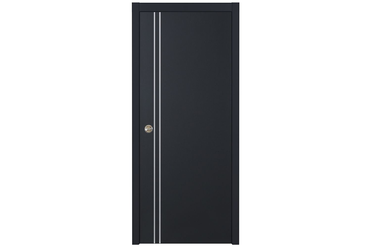 Nova Glam G-Pro 002 Soft Black Laminated Modern Interior Door