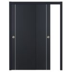 Nova Glam G-Pro 003 Soft Black Laminated Modern Interior Door