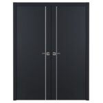 Nova Glam G-Pro 003 Soft Black Laminated Modern Interior Door