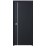 Nova Glam G-Pro 003 Soft Black Laminated Modern Interior Door