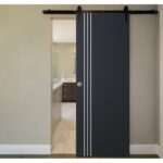 Nova Glam G-Pro 004 Soft Black Laminated Modern Interior Door