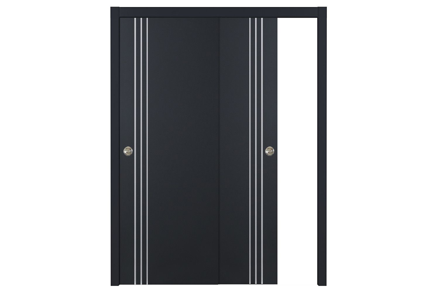 Nova Glam G-Pro 004 Soft Black Laminated Modern Interior Door