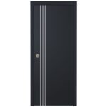 Nova Glam G-Pro 004 Soft Black Laminated Modern Interior Door