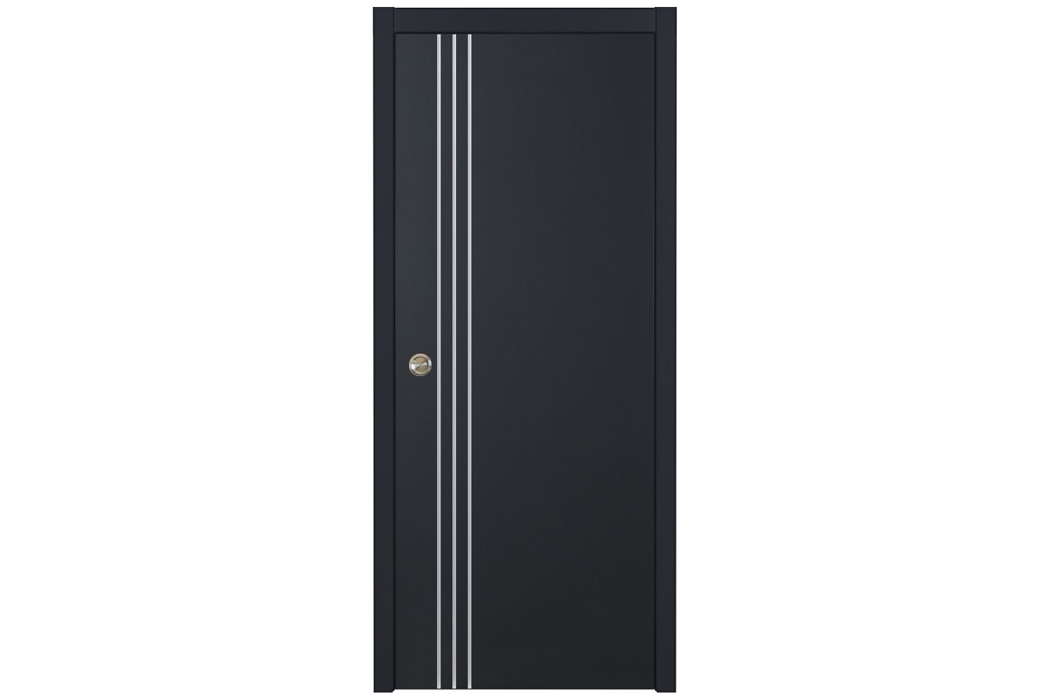 Nova Glam G-Pro 004 Soft Black Laminated Modern Interior Door