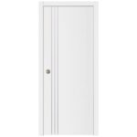 Nova Glam G-Pro 004 Soft White Laminated Modern Interior Door