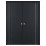 Nova Glam G-Pro 005 Soft Black Laminated Modern Interior Door