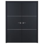 Nova Glam G-Pro 006 Soft Black Laminated Modern Interior Door