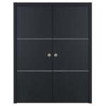 Nova Glam G-Pro 006 Soft Black Laminated Modern Interior Door