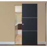 Nova Glam G-Pro 006 Soft Black Laminated Modern Interior Door