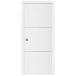 Nova Glam G-Pro 006 Soft White Laminated Modern Interior Door