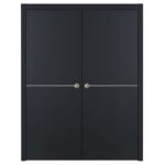 Nova Glam G-Pro 007 Soft Black Laminated Modern Interior Door