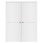 Nova Glam G-Pro 007 Soft White Laminated Modern Interior Door