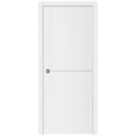 Nova Glam G-Pro 007 Soft White Laminated Modern Interior Door