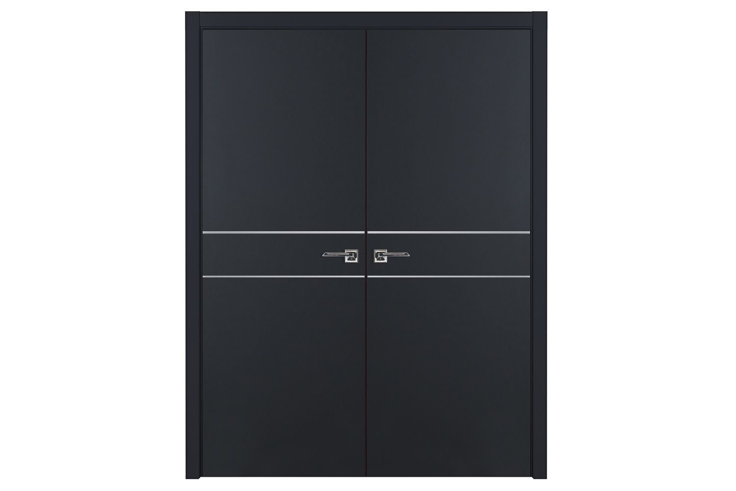 Nova Glam G-Pro 008 Soft Black Laminated Modern Interior Door