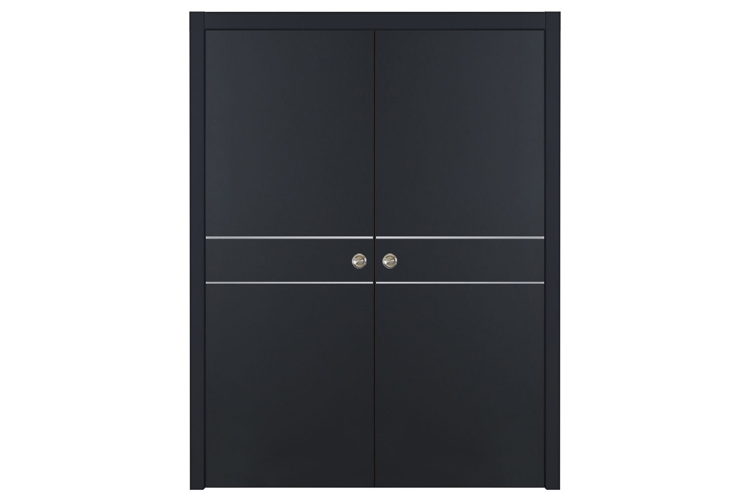 Nova Glam G-Pro 008 Soft Black Laminated Modern Interior Door