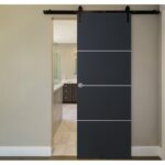 Nova Glam G-Pro 009 Soft Black Laminated Modern Interior Door