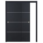 Nova Glam G-Pro 009 Soft Black Laminated Modern Interior Door