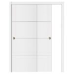 Nova Glam G-Pro 009 Soft White Laminated Modern Interior Door