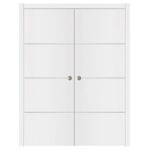 Nova Glam G-Pro 009 Soft White Laminated Modern Interior Door