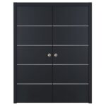 Nova Glam G-Pro 010 Soft Black Laminated Modern Interior Door