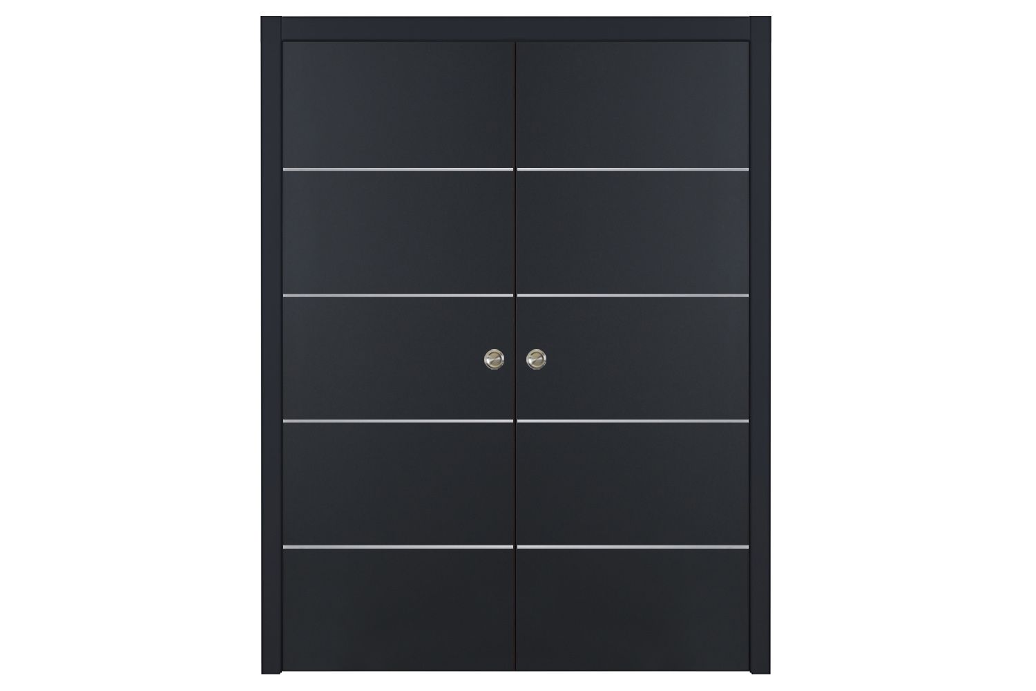 Nova Glam G-Pro 010 Soft Black Laminated Modern Interior Door