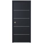 Nova Glam G-Pro 010 Soft Black Laminated Modern Interior Door