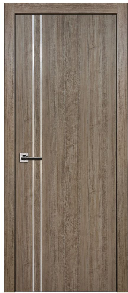 Nova HG-002V Dark Aloe Wood Laminated Modern Interior Door