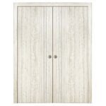 Nova HG-002V Light Aloe Wood Laminated Modern Interior Door