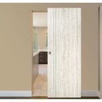 Nova HG-002V Light Aloe Wood Laminated Modern Interior Door