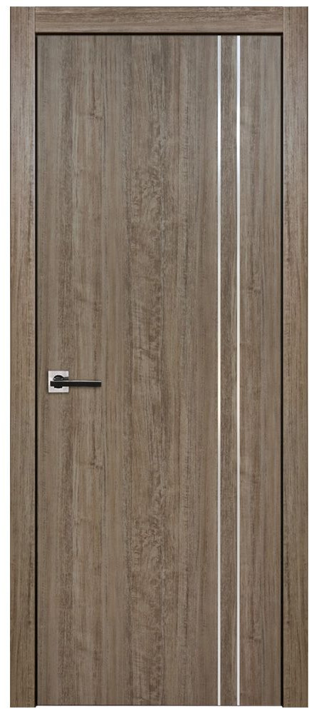 Nova HG-002VR Dark Aloe Wood Laminated Modern Interior Door