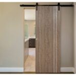 Nova HG-002VR Dark Aloe Wood Laminated Modern Interior Door