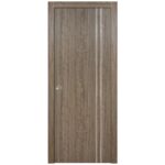 Nova HG-002VR Dark Aloe Wood Laminated Modern Interior Door