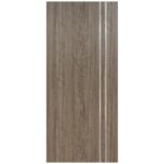 Nova HG-002VR Dark Aloe Wood Laminated Modern Interior Door