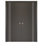 Nova HG-002VR Japan Oak Laminated Modern Interior Door