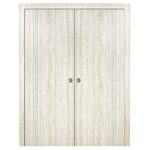 Nova HG-002VR Light Aloe Wood Laminated Modern Interior Door