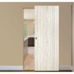 Nova HG-002VR Light Aloe Wood Laminated Modern Interior Door