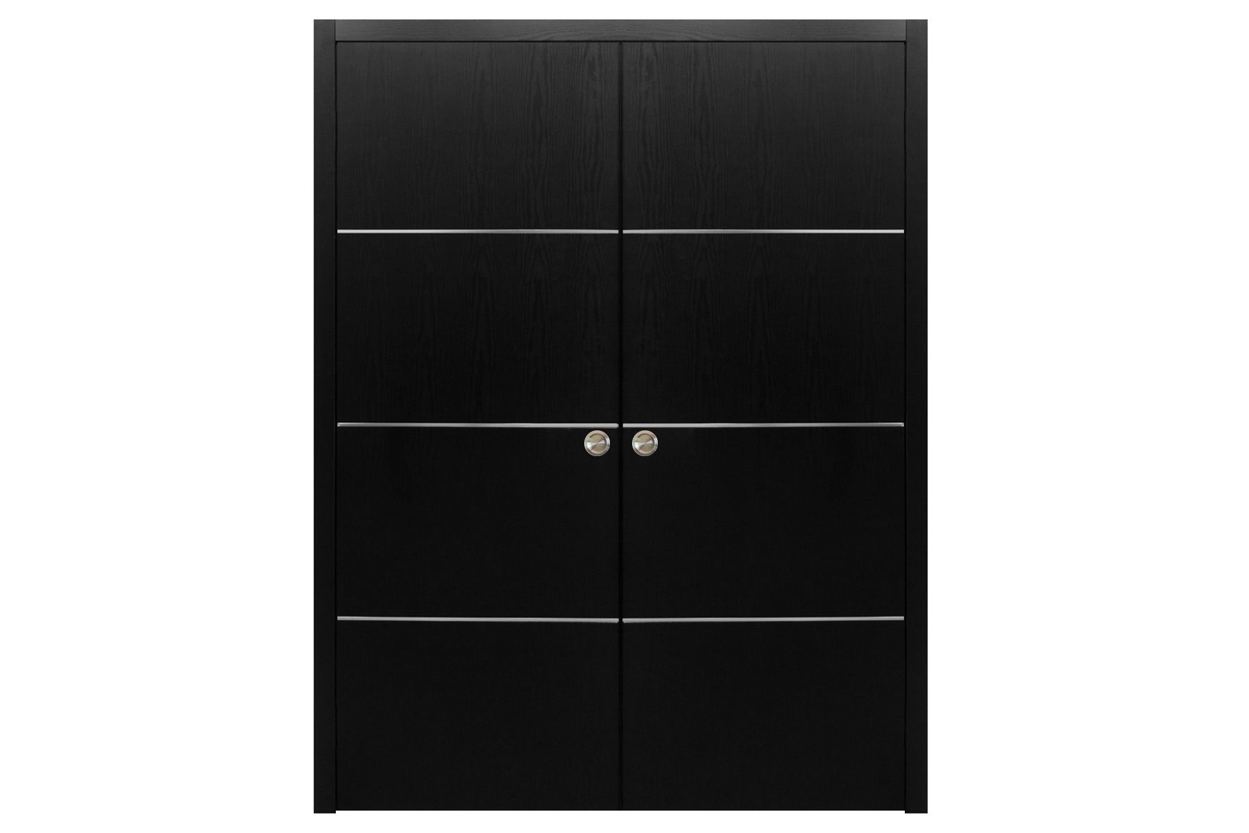 Nova HG008 Black Ash Laminated Modern Interior Door