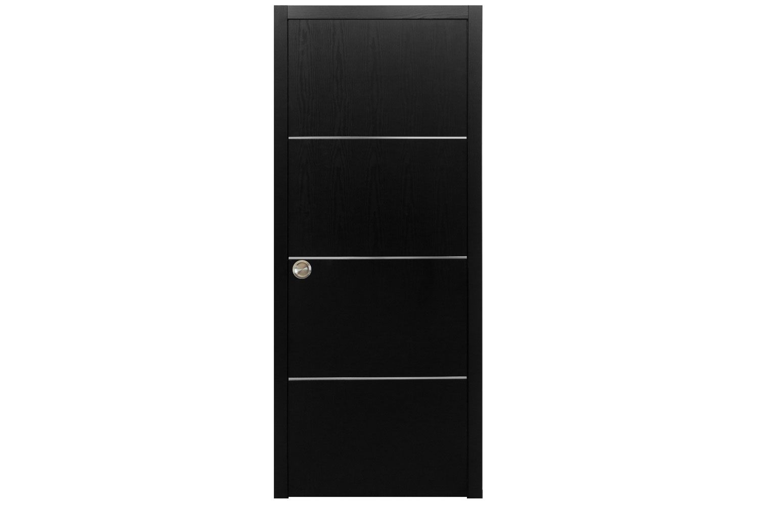 Nova HG008 Black Ash Laminated Modern Interior Door