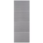 Nova HG008 Silver Wood Laminated Modern Interior Door