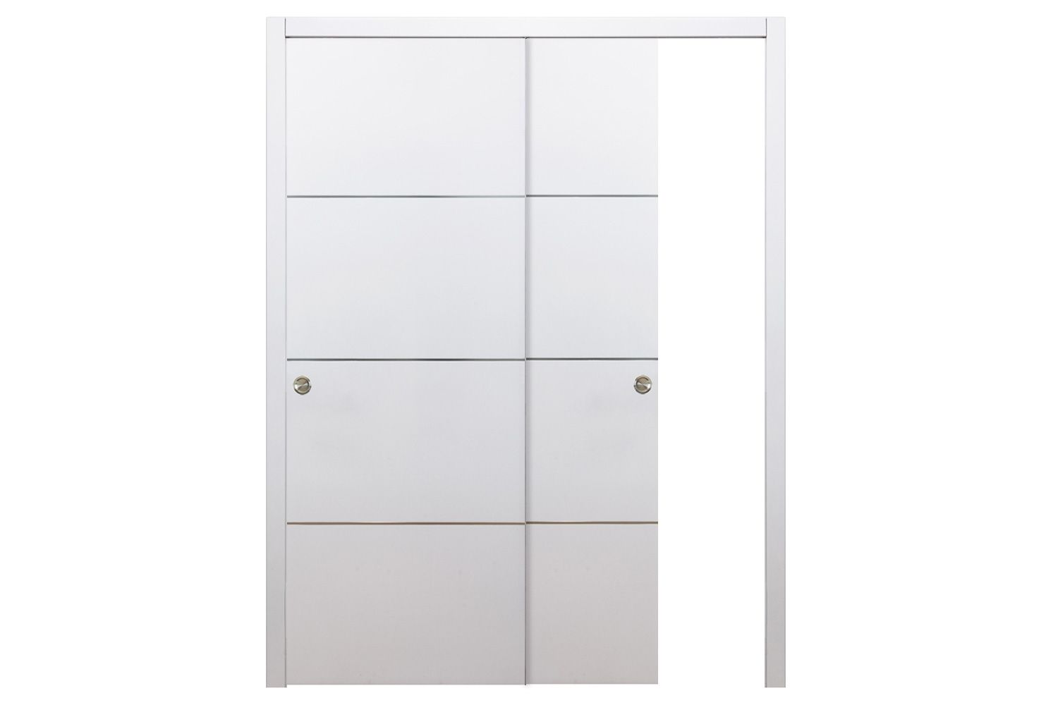 Nova HG008 White Drawing Laminated Modern Interior Door