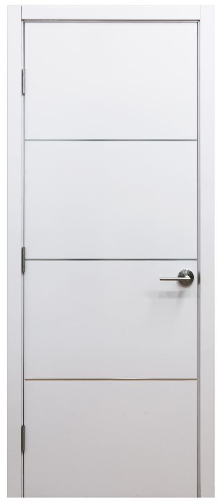 Nova HG008 White Drawing Laminated Modern Interior Door