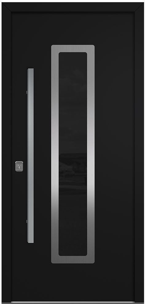 Nova Inox S1 Black Modern Exterior Door