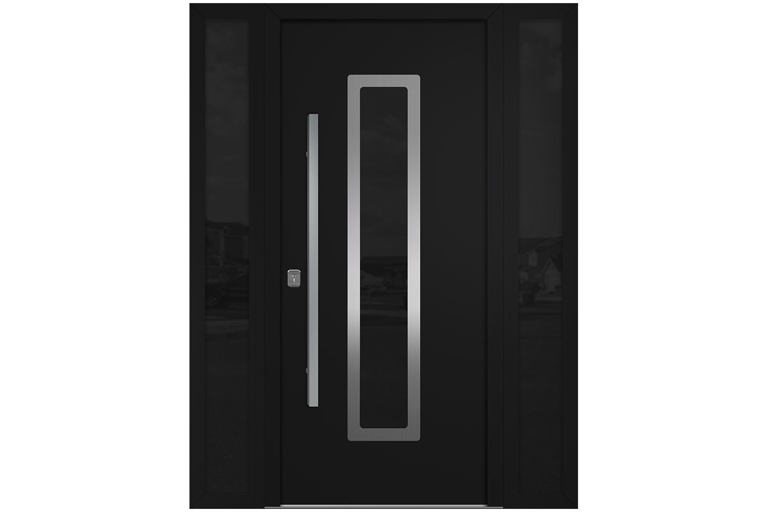 Nova Inox S1 Black Modern Exterior Door