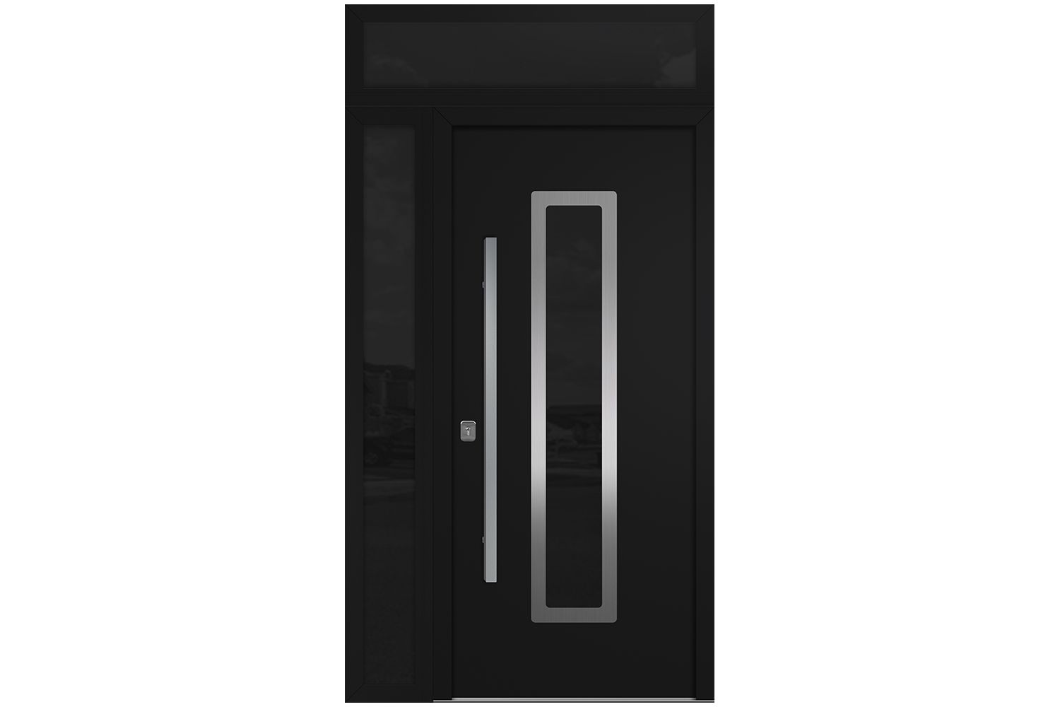 Nova Inox S1 Black Modern Exterior Door