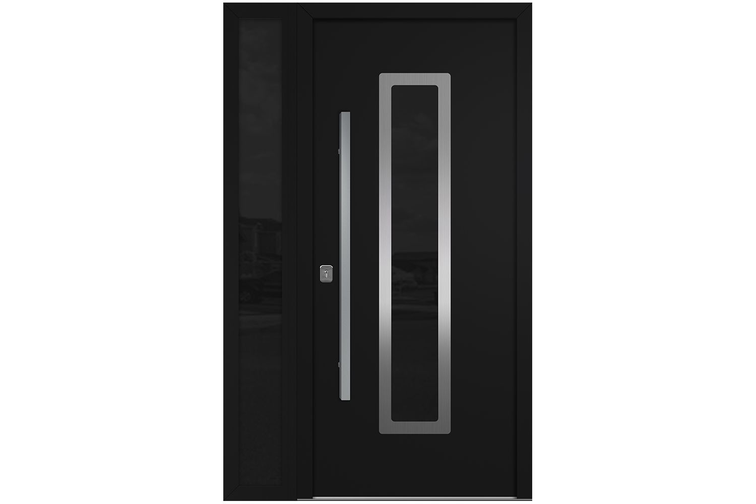 Nova Inox S1 Black Modern Exterior Door