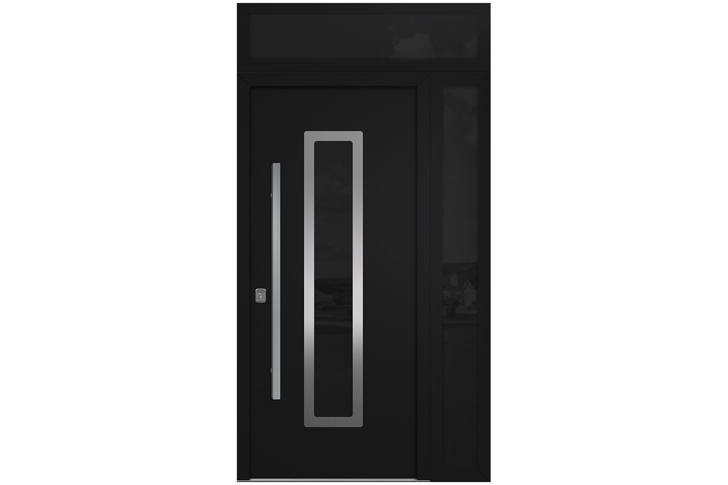 Nova Inox S1 Black Modern Exterior Door