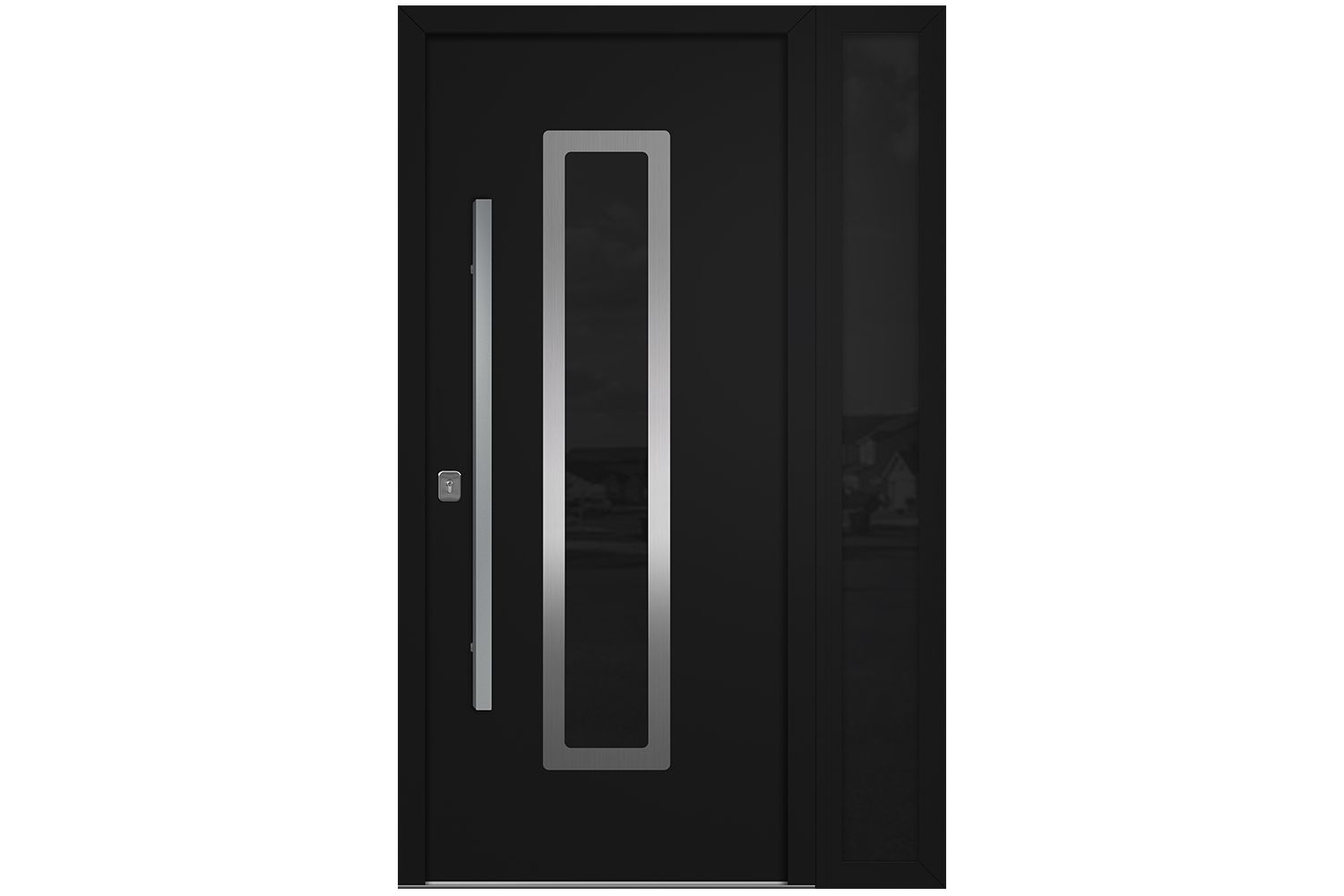 Nova Inox S1 Black Modern Exterior Door