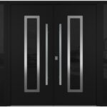 Nova Inox S1 Black Modern Exterior Double Door